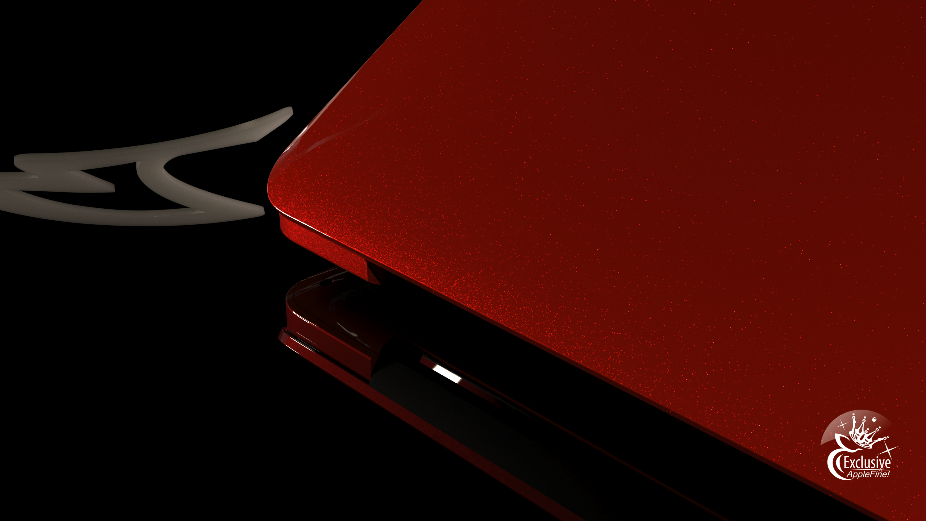 Эксклюзивный MacBook Pro Volcano Orange zoom